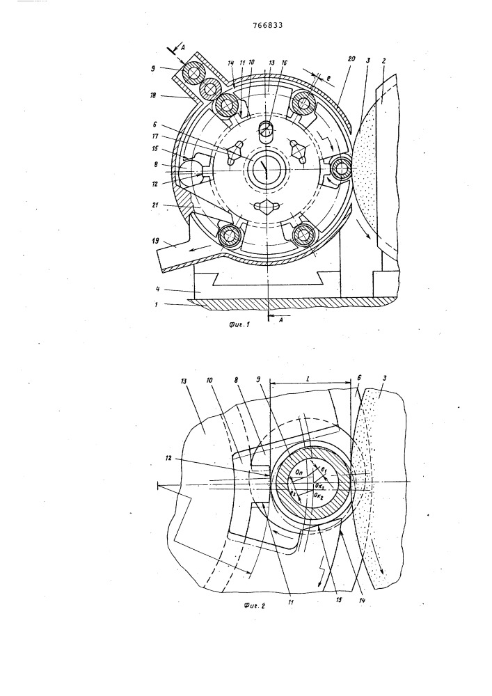 Устройство для шлифования поверхностей вращения (патент 766833)
