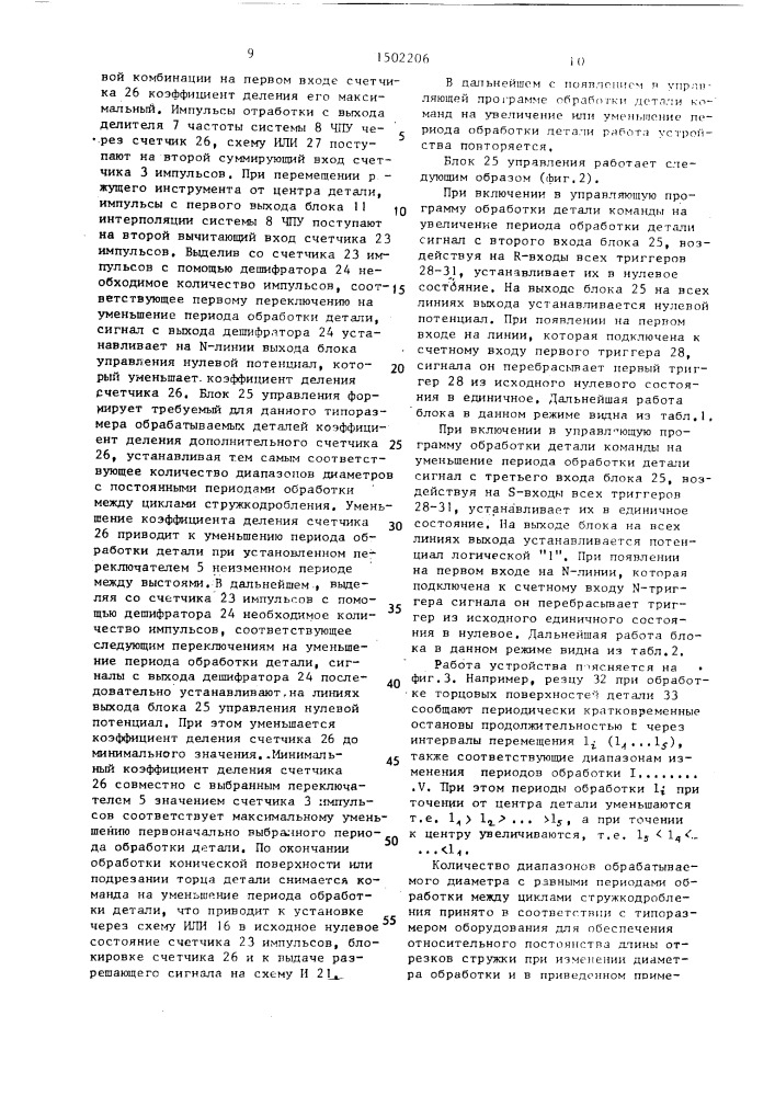 Устройство для дробления стружки на станках с числовым программным управлением (патент 1502206)