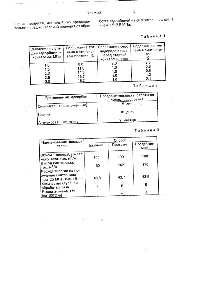 Способ получения синтез-газа (патент 1717533)