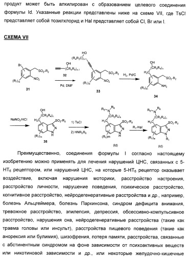 Производные замещенного-3-сульфонилиндазола в качестве лигандов 5-гидрокситриптамина-6 (патент 2429231)