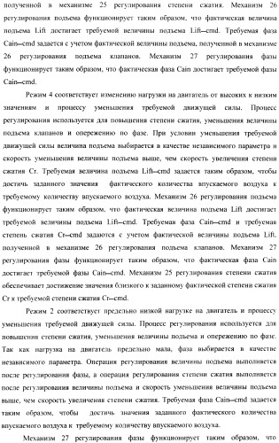 Способ и устройство для управления двигателем внутреннего сгорания, оборудованным универсальной клапанной системой и механизмом регулирования степени сжатия (патент 2390644)