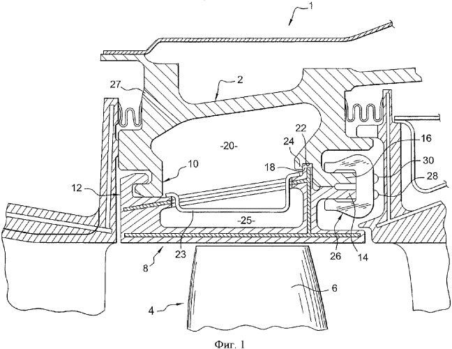 Турбомашина с охлаждаемыми кольцевыми сегментами (патент 2347079)