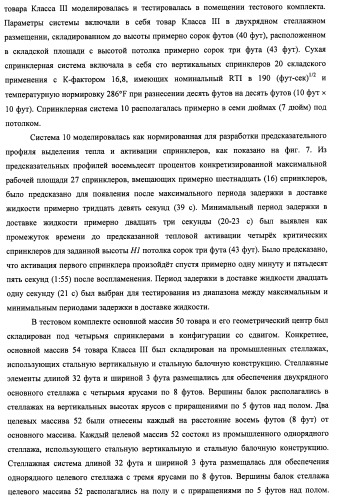 Потолочные сухие спринклерные системы и способы пожаротушения в складских помещениях (патент 2430762)