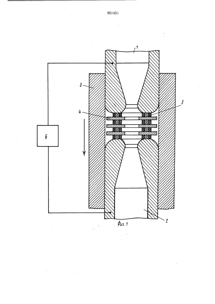 Высоковольтный выключатель переменного тока (патент 951451)