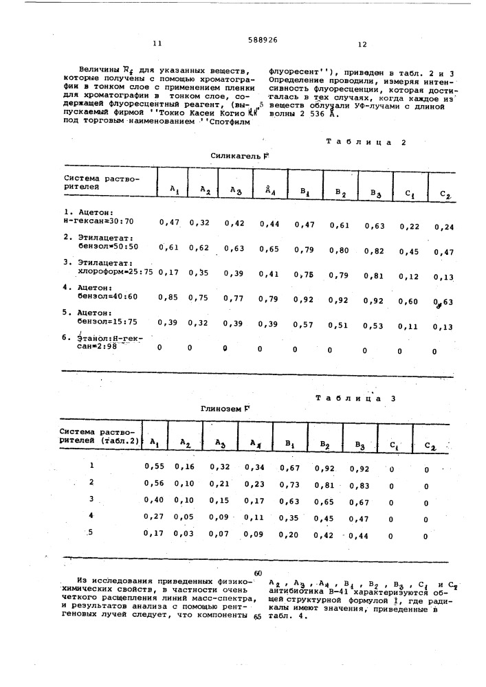 Способ получения антибиотических веществ (патент 588926)