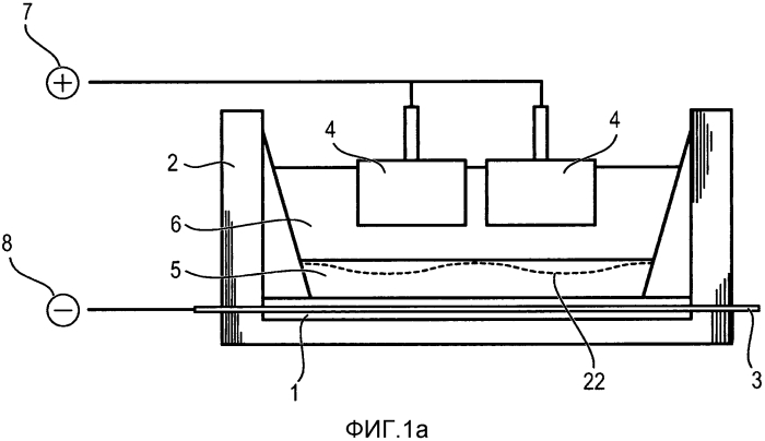 Способ измерения профилей поверхностей в работающих алюминиевых электролизерах (патент 2576514)
