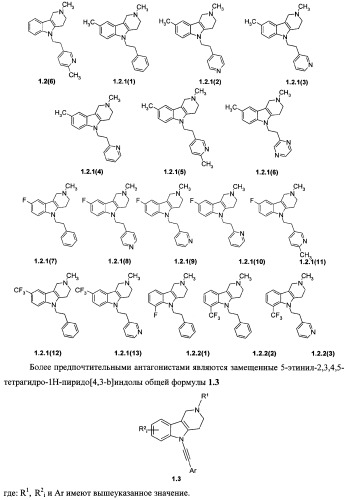 Замещенные 2,3,4,5-тетрагидро-1н-пиридо[4,3-b]индолы, способ их получения и применения (патент 2334747)