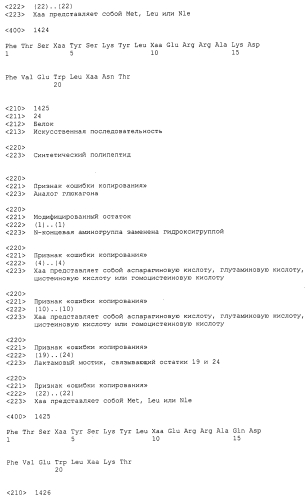 Основанные на амидах пролекарства пептидов глюкагонового надсемейства (патент 2550696)