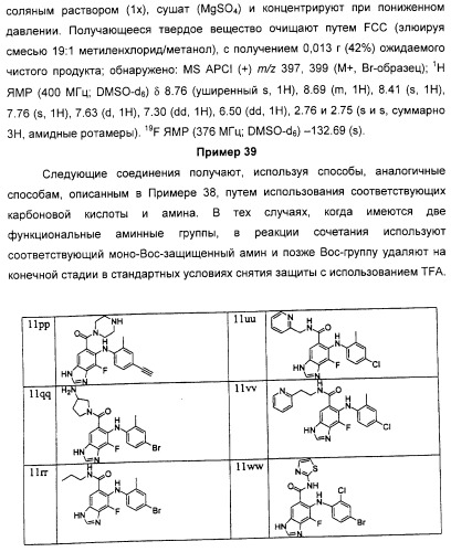 N3-алкилированные бензимидазольные производные в качестве ингибиторов mek (патент 2307831)