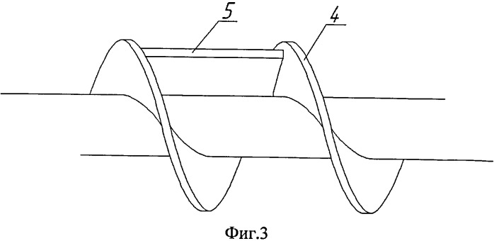 Шнек-сепаратор для обезвоживания волокнистого материала (патент 2503164)