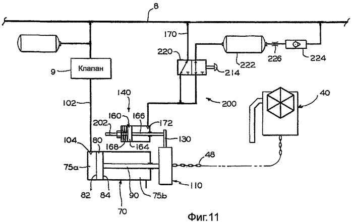 Устройство стояночного тормоза для тормозной системы железнодорожного подвижного состава (патент 2468942)