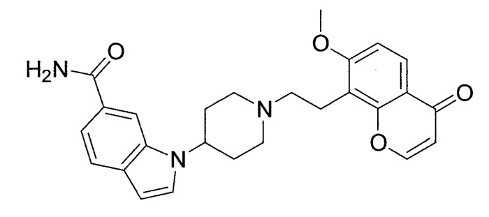 Производное индола, содержащее пиперидиновый цикл (патент 2332413)