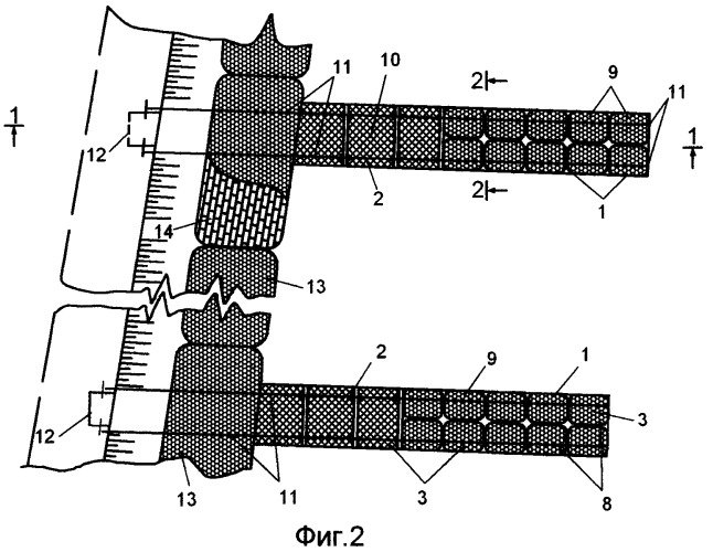 Полузапруда биопозитивной конструкции (патент 2449079)