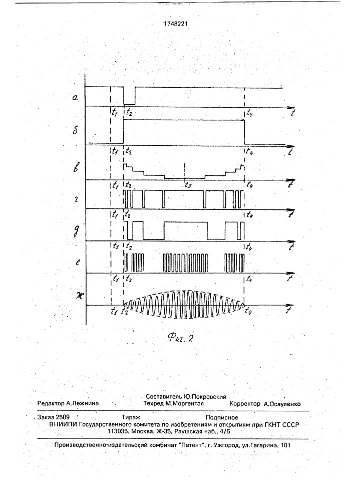 Формирователь радиоимпульсов (патент 1748221)