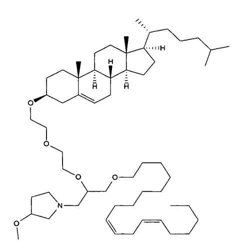 Липиды, подходящие для липосомной доставки кодирующей белок рнк (патент 2577983)