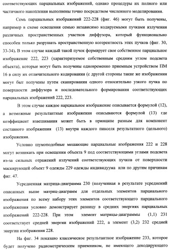 Способ формирования изображений в миллиметровом и субмиллиметровом диапазоне волн (варианты), система формирования изображений в миллиметровом и субмиллиметровом диапазоне волн (варианты), диффузорный осветитель (варианты) и приемо-передатчик (варианты) (патент 2349040)