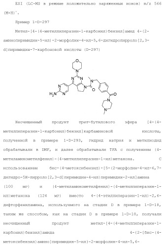 Производное пиримидина в качестве ингибитора pi3k и его применение (патент 2448109)