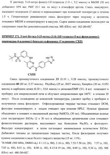 Би-арил-мета-пиримидиновые ингибиторы киназы (патент 2448959)