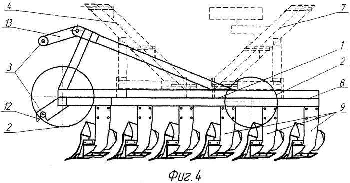 Орудие почвообрабатывающее (патент 2380873)