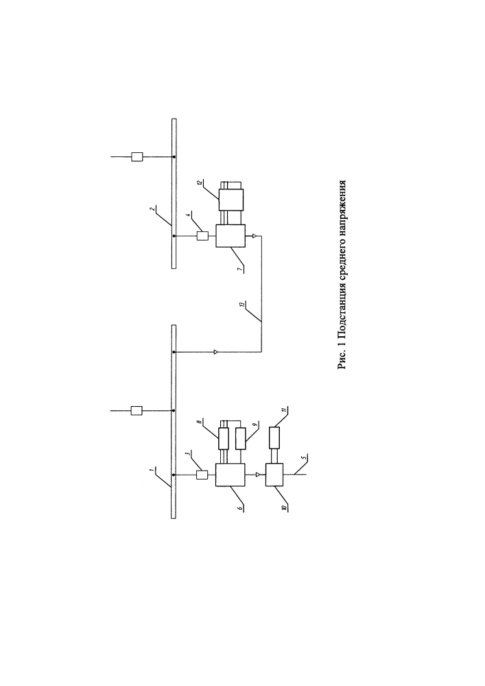 Подстанция среднего напряжения (патент 2638574)
