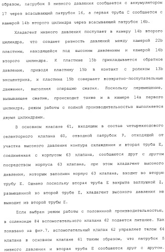 Ротационный компрессор герметичного типа и устройство контура охлаждения (патент 2322614)