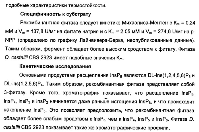 Фитаза debaryomyces castellii (патент 2421519)