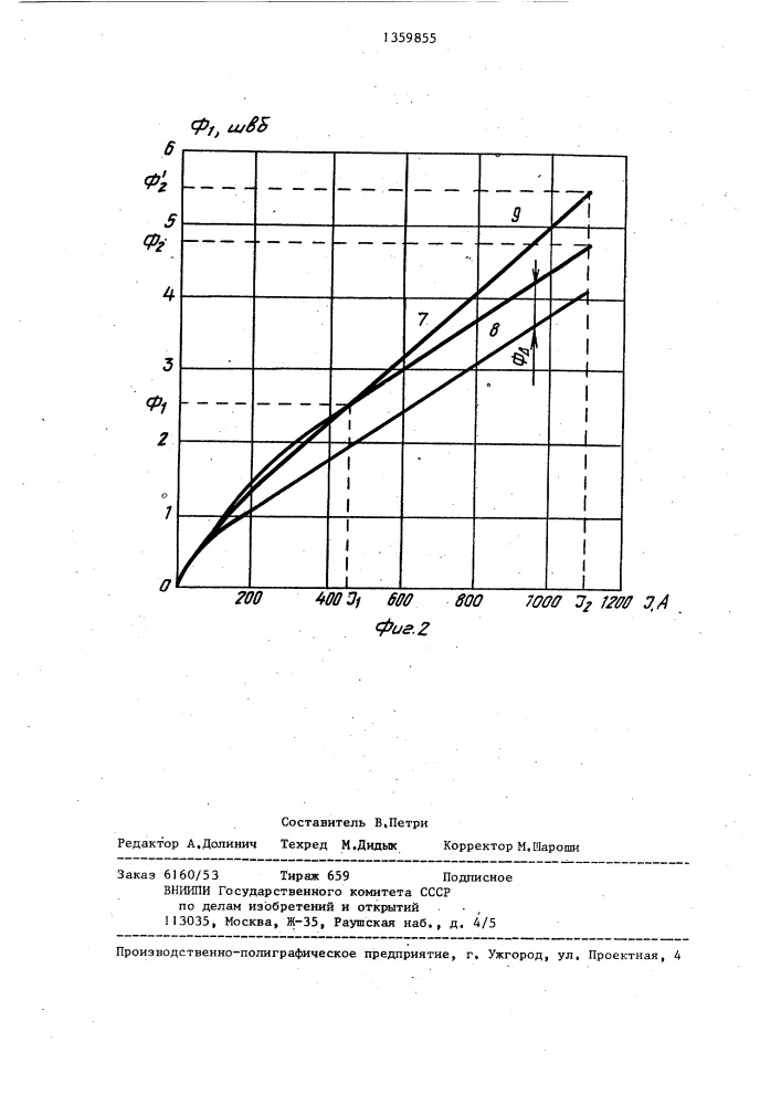 Статор электрической машины постоянного тока (патент 1359855)