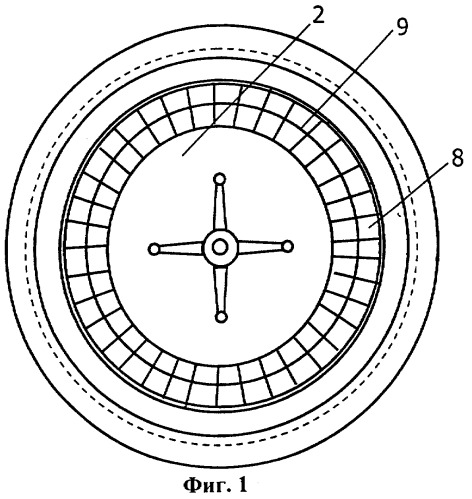 Способ автоматического определения выигрышной комбинации при игре в рулетку и устройство для его осуществления (патент 2277005)