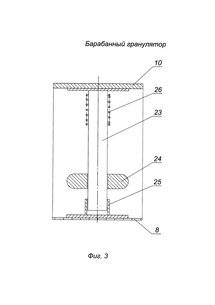 Барабанный гранулятор (патент 2624693)