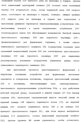 Способ и машина для производства полых стеклянных изделий (патент 2307077)