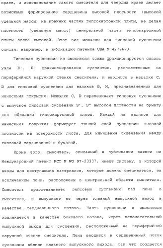 Устройство и способ для фракционирования гипсовой суспензии и способ производства гипсокартонных плит (патент 2313451)