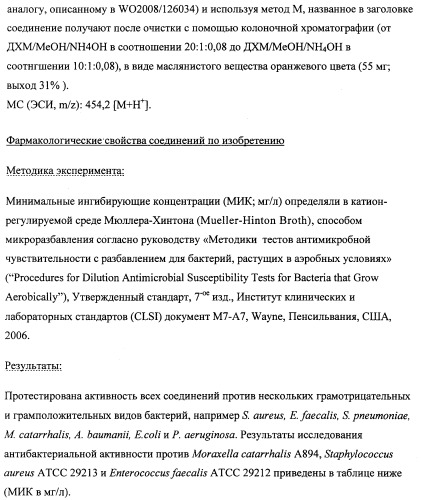 Поизводные оксазолидинона (патент 2501799)
