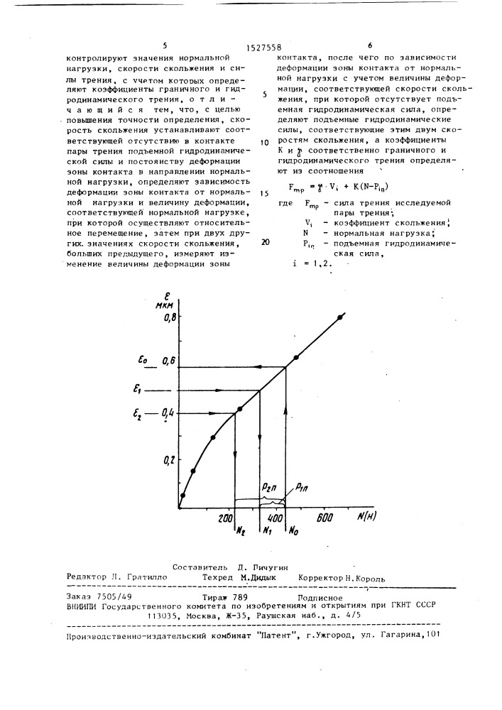 Способ исследования пары трения (патент 1527558)