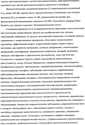 Производные тетрагидроизохинолилацетамида в качестве антагонистов орексинового рецептора (патент 2345985)