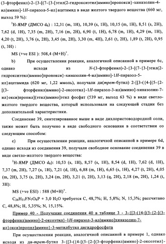 Производные фосфонооксихиназолина и их фармацевтическое применение (патент 2350611)