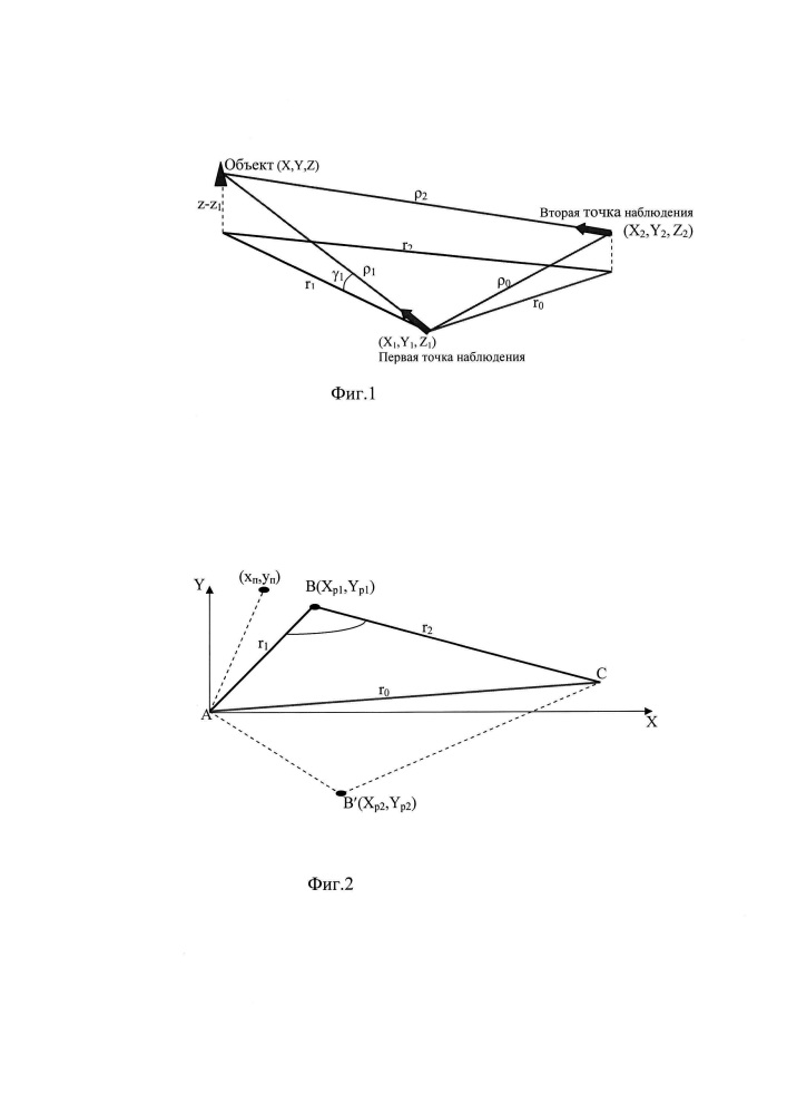 Способ позиционирования удаленного объекта с помощью дальномерно-угломерных приборов (патент 2608176)