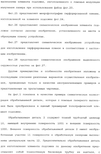 Способ изготовления перфорированной трехмерной пленки (патент 2314203)