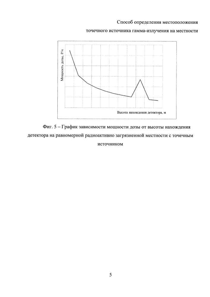 Способ определения местоположения точечного источника гамма-излучения на местности (патент 2620449)