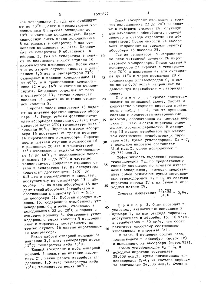 Способ подготовки пирогаза к разделению (патент 1595877)