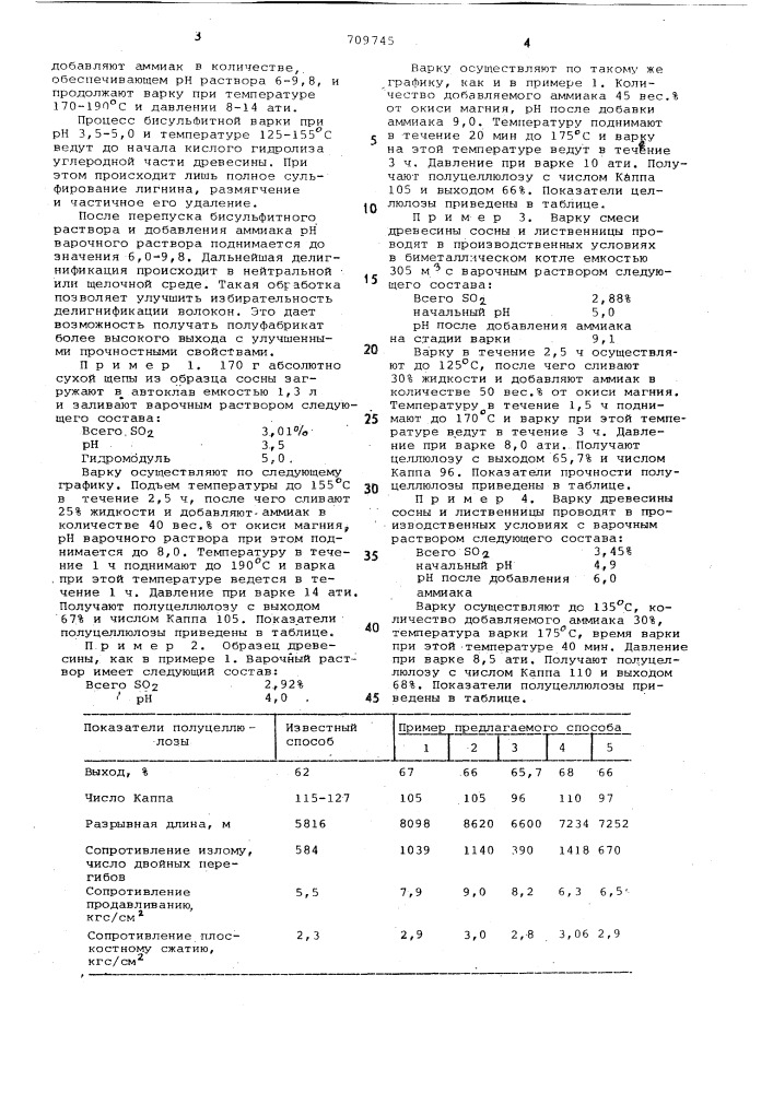 Способ получения полуцеллюлозы (патент 709745)