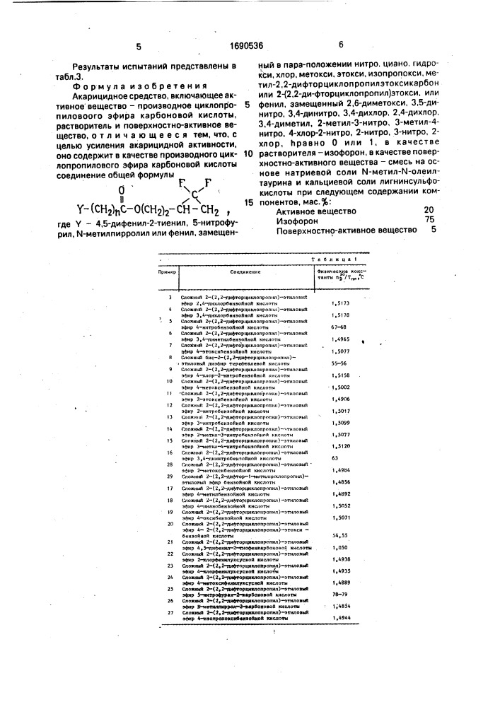 Акарицидное средство (патент 1690536)