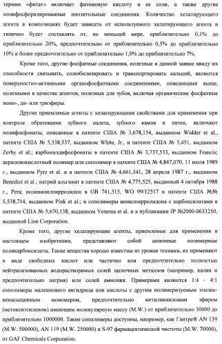 Композиции для ухода за полостью рта с улучшенным очищающим эффектом (патент 2481096)