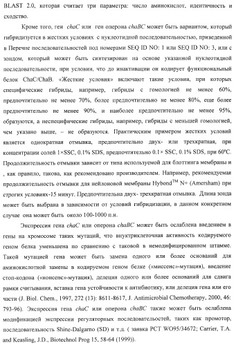 Способ получения l-треонина или l-аргинина с использованием бактерии, принадлежащей к роду escherichia, в которой инактивирован ген chac или оперон chabc (патент 2392327)