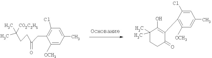 2, 4, 6-фенилзамещенные циклические кетоенолы (патент 2384570)