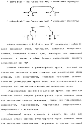 Лиганды рецепторов меланокортинов (патент 2401841)