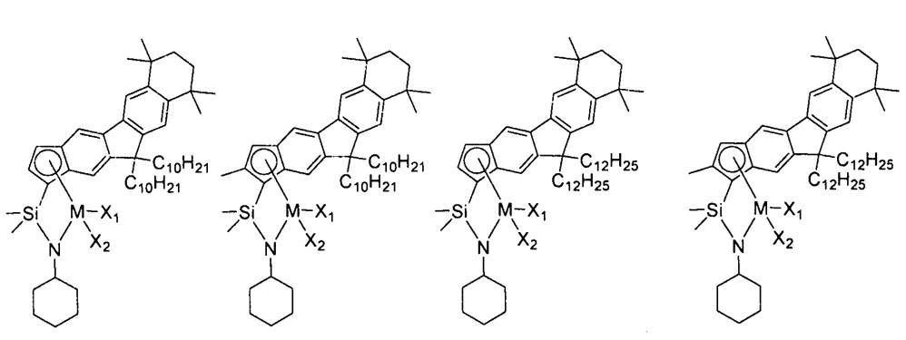 Новое циклопента[b]флуоренильное соединение переходного металла, каталитическая композиция, содержащая его, и способ получения гомополимера этилена или сополимера этилена и альфа-олефина при ее использовании (патент 2632895)