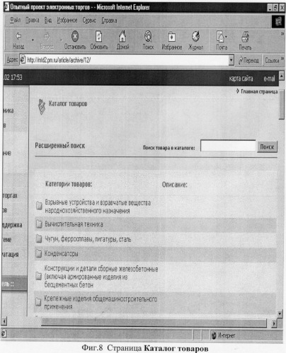 Система управления проведением электронных торгов (патент 2255373)