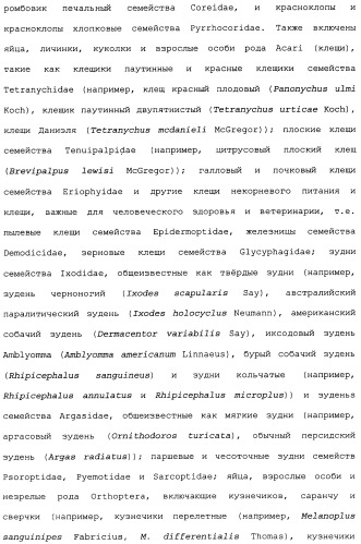 Нафталинизоксазолиновые средства борьбы с беспозвоночными вредителями (патент 2497815)