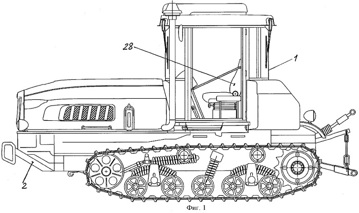 Подвеска кабины трактора (патент 2293036)