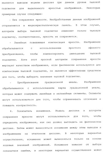 Способы и системы для управления источником исходного света дисплея с обработкой гистограммы (патент 2456679)